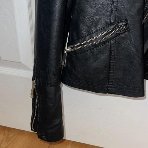 a.n.a. Faux leather jacket size small - Picture 3 of 8